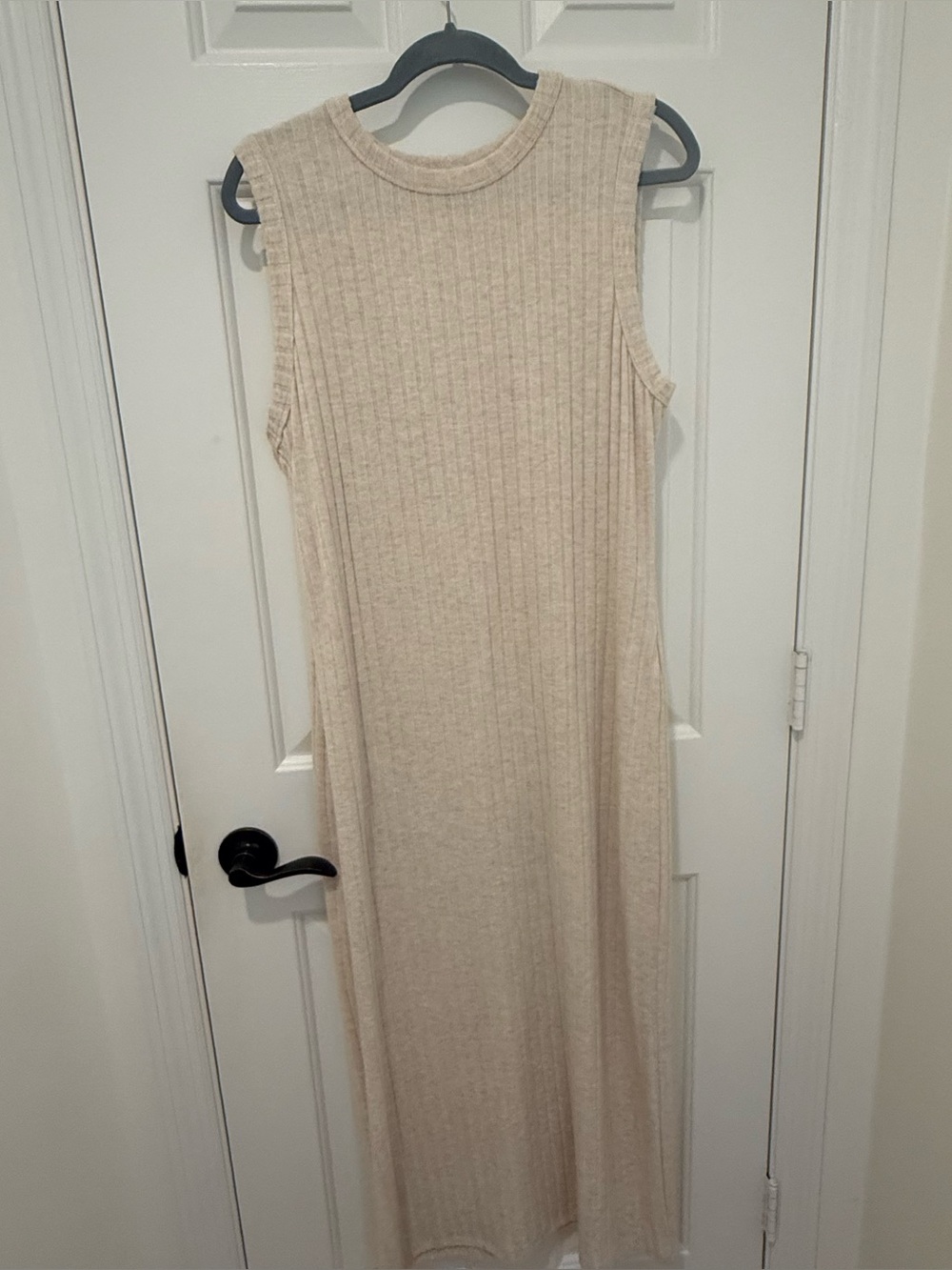 Tan sweater dress